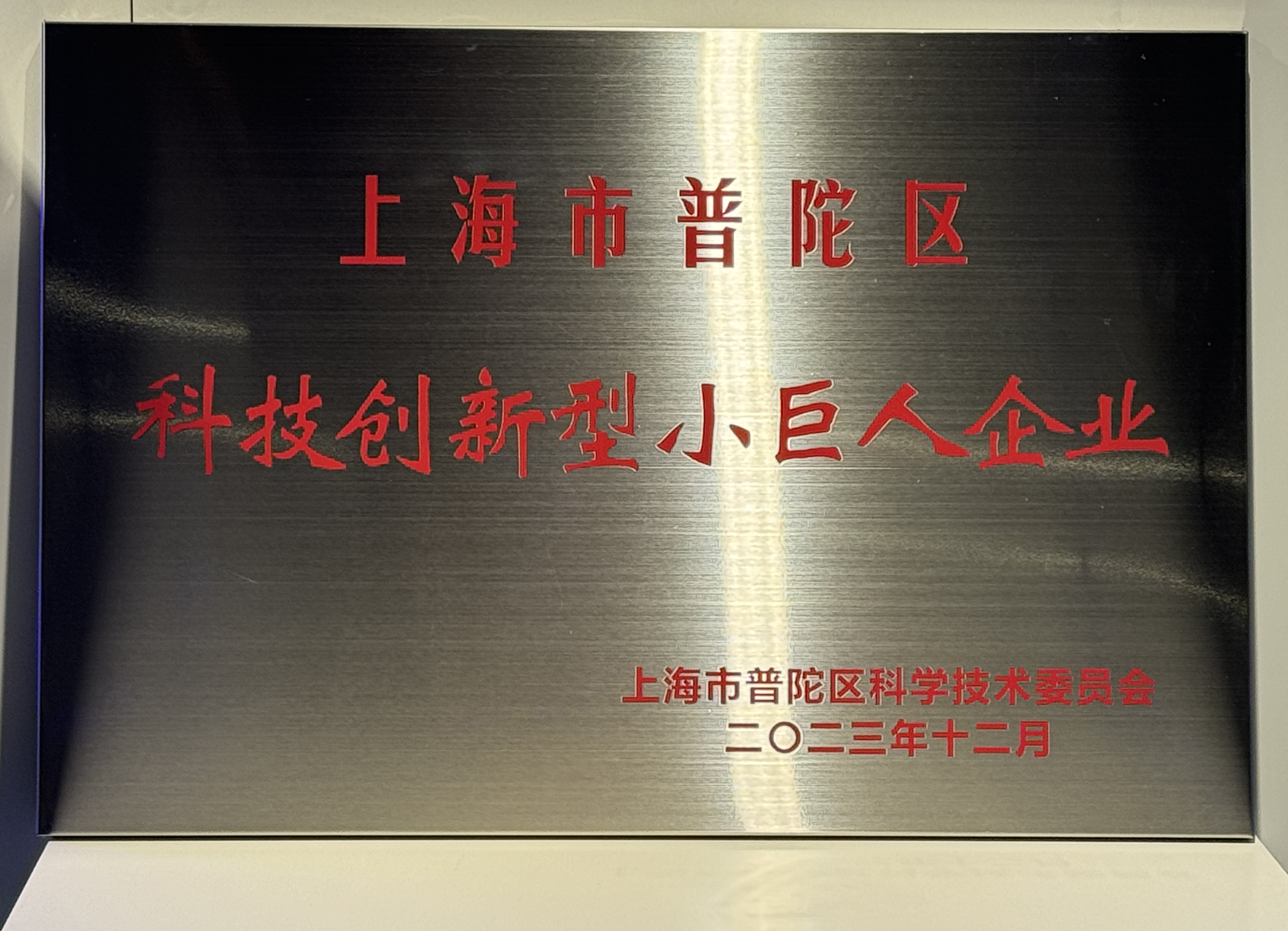 榮獲創(chuàng)新小巨人企業(yè)